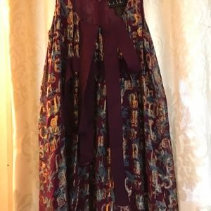 Dress, Nicole Miller, Purple